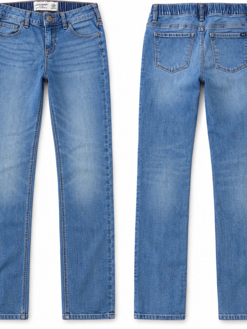 abercrombie kids Light Blue Straight Jeans